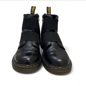Dr. Martens Black Leather Ankle Boots